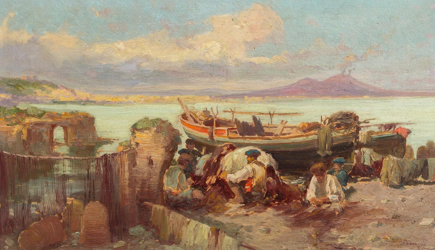 Pietro Barucci, (Italian, 1845–1917), Fisherman