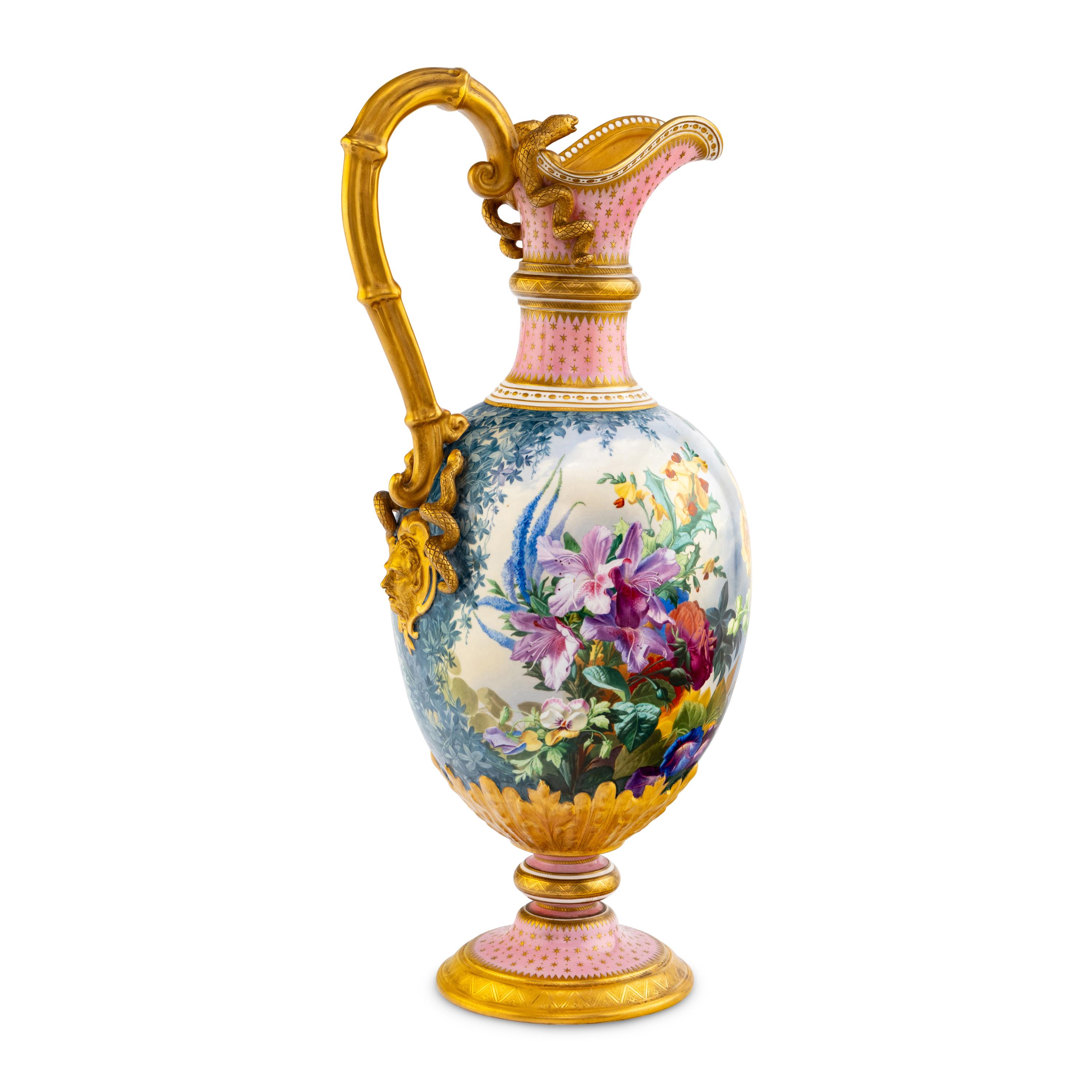 A Copeland Porcelain Ewer