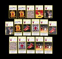 A Group of 16 Michael Jordan Chicago Bulls Tickets from 1995-96 (72-10 Season),