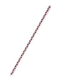 RUBY AND DIAMOND BRACELET