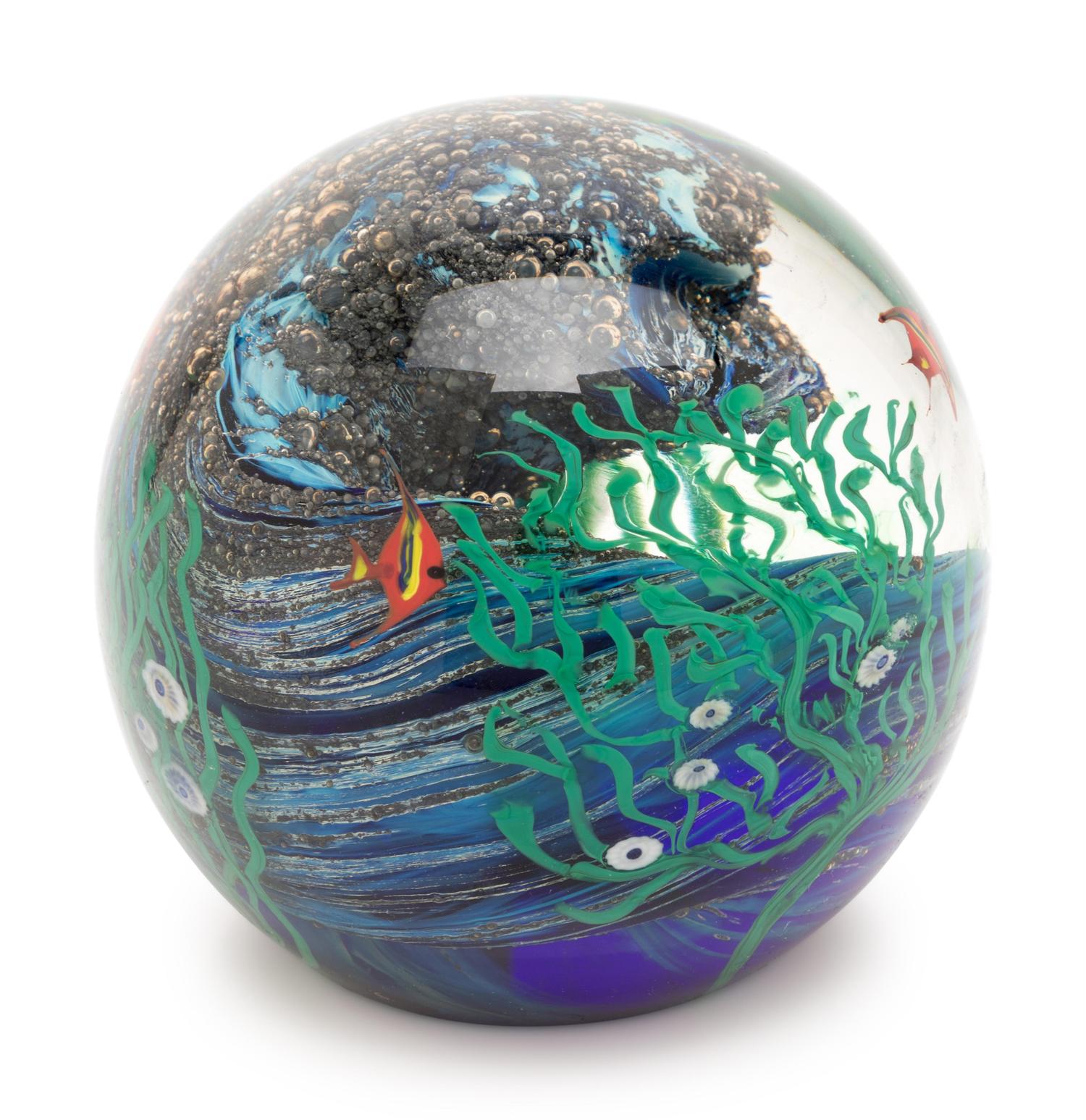 Large Seascape Paperweight