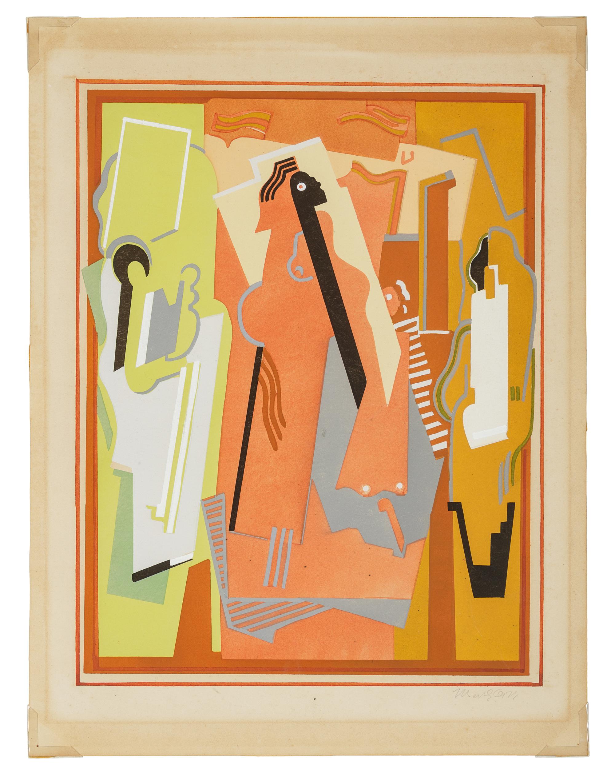 Peinture à trois éléments