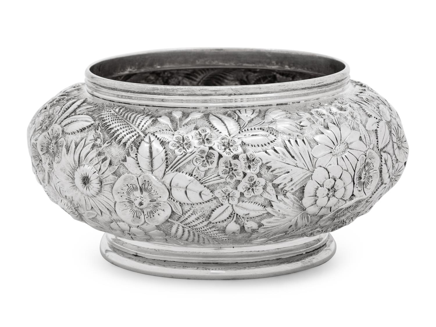 An S. Kirk and Son Repousse Silver Bowl