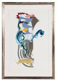 Blue Face (from Brushstroke Figures ), 1989