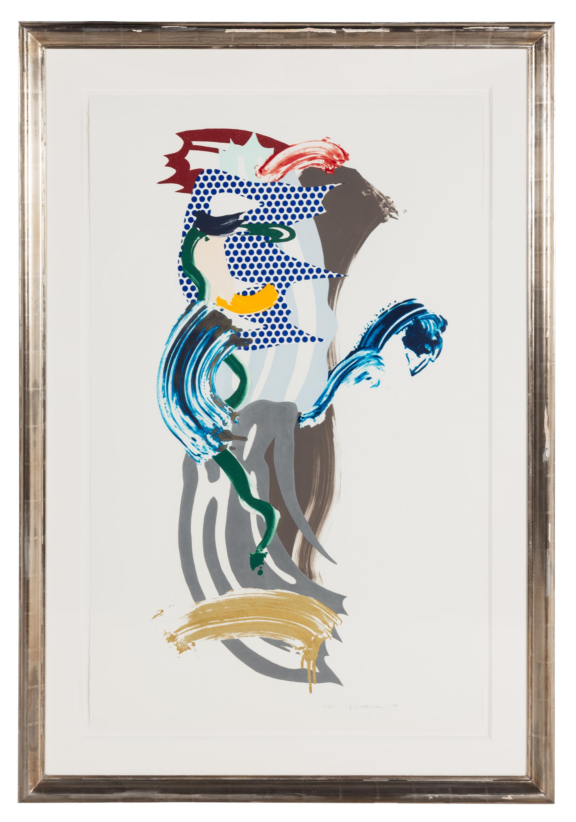 Blue Face (from Brushstroke Figures ), 1989