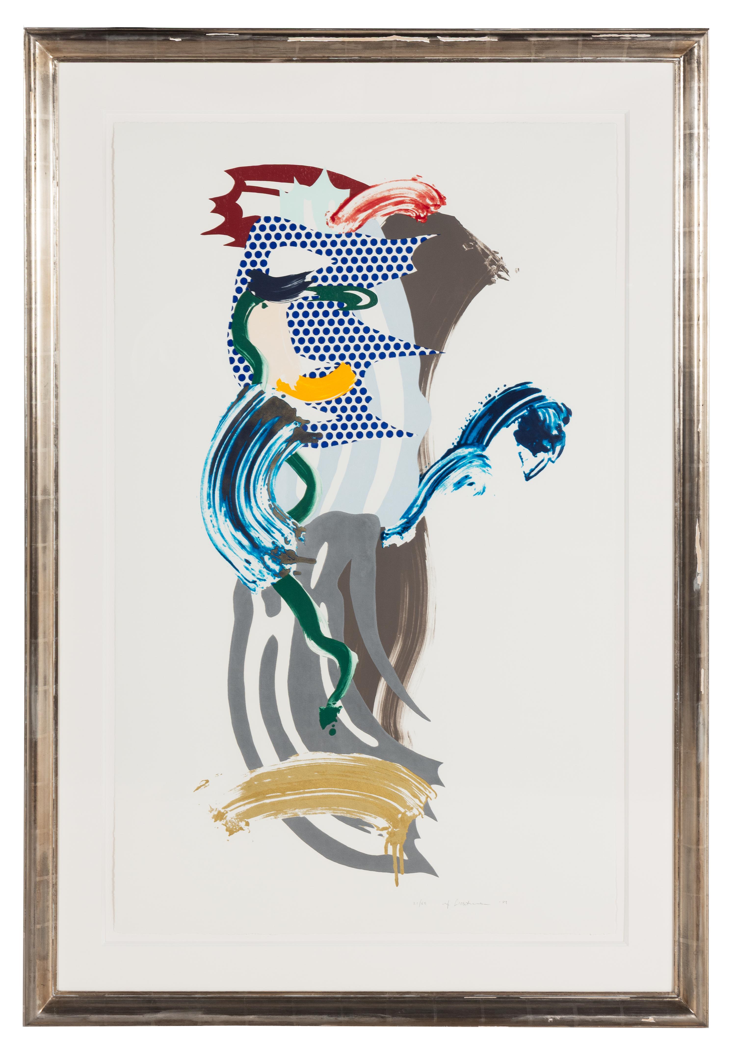 Blue Face (from Brushstroke Figures ), 1989