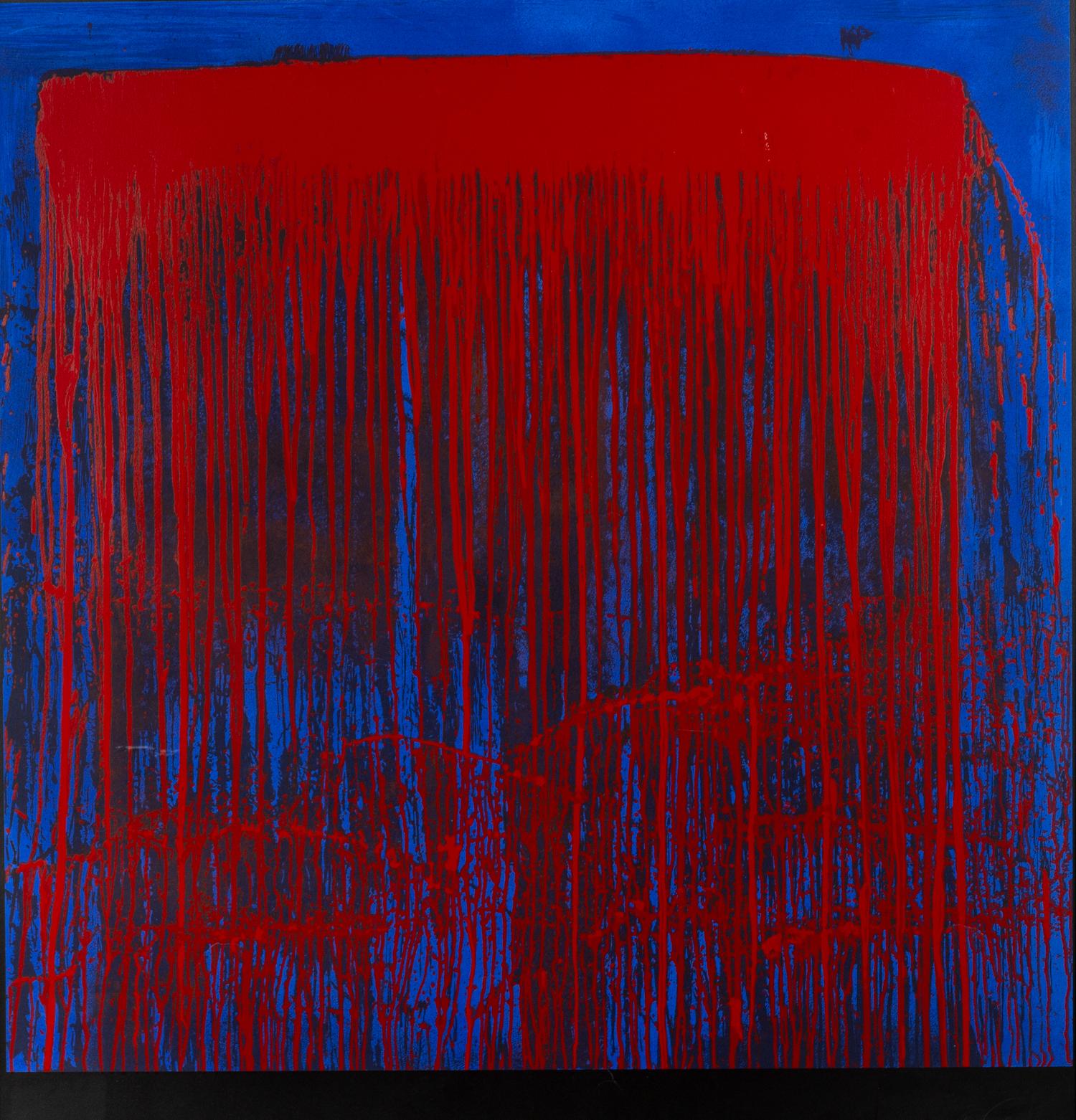 Red and Blue Berlin Waterfall , 1993