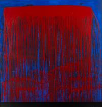 Red and Blue Berlin Waterfall , 1993