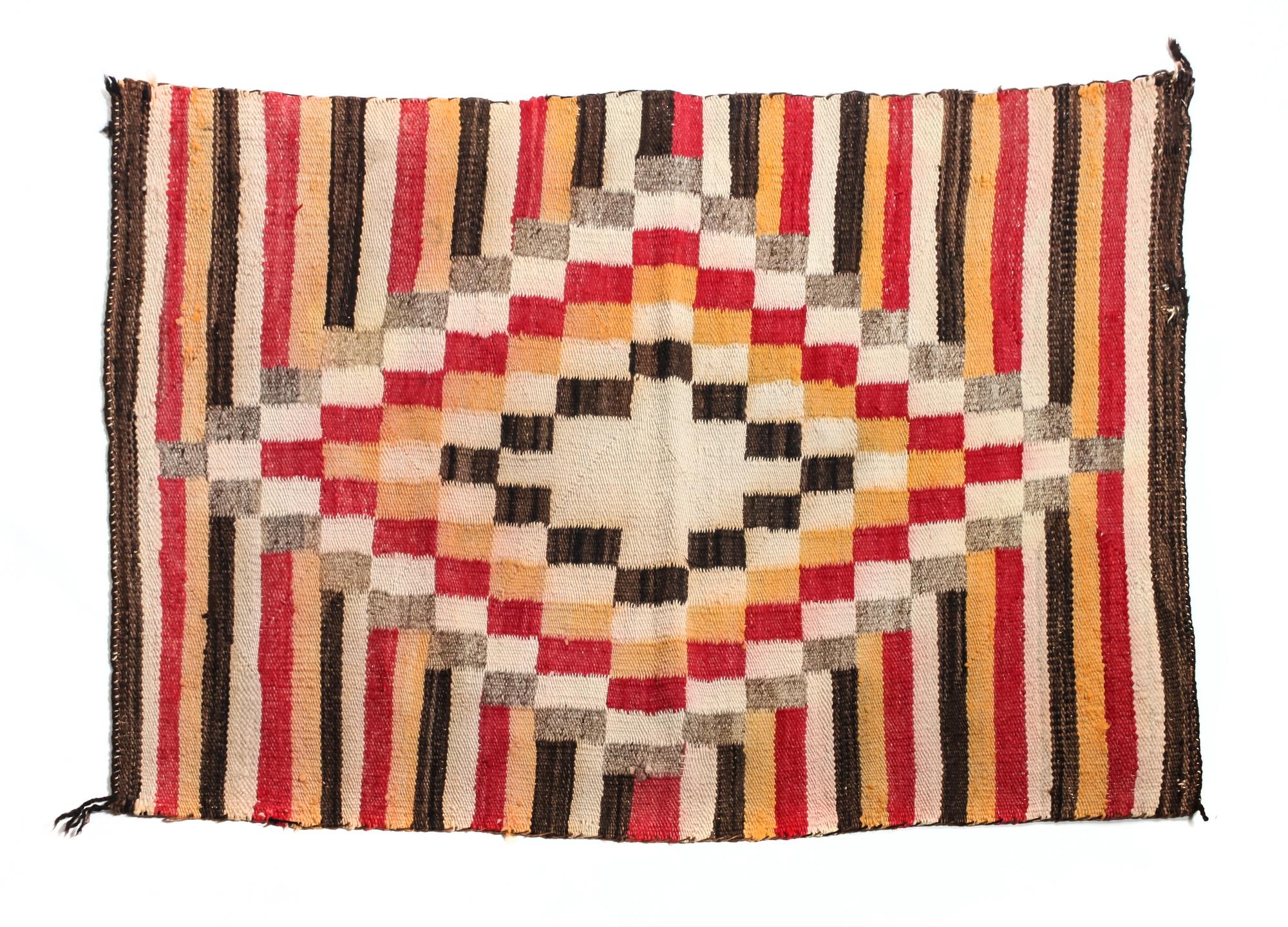 Three Navajo Rugs Largest: 69 x 34 1/2 inches