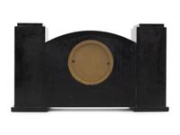 An Art Deco Gilt Metal Mounted Marble Mantel Clock
