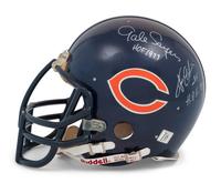 A Chicago Bears Hall of Fame Signed Autograph Full Size Helmet Including Walter Payton (Beckett Authentication Services Letter)