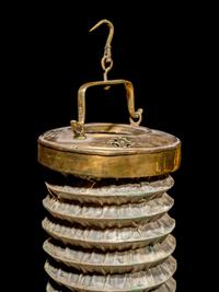 Six Japanese Metal Lanterns