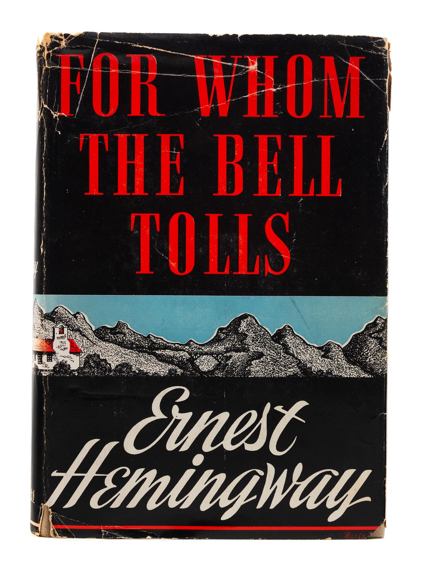 HEMINGWAY, Ernest (1899-1961). For Whom the Bell Tolls. New York: Charles Scribner's Sons, 1940.