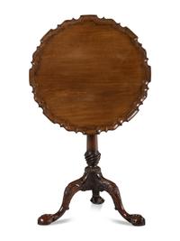 A George III Mahogany Tripod Table