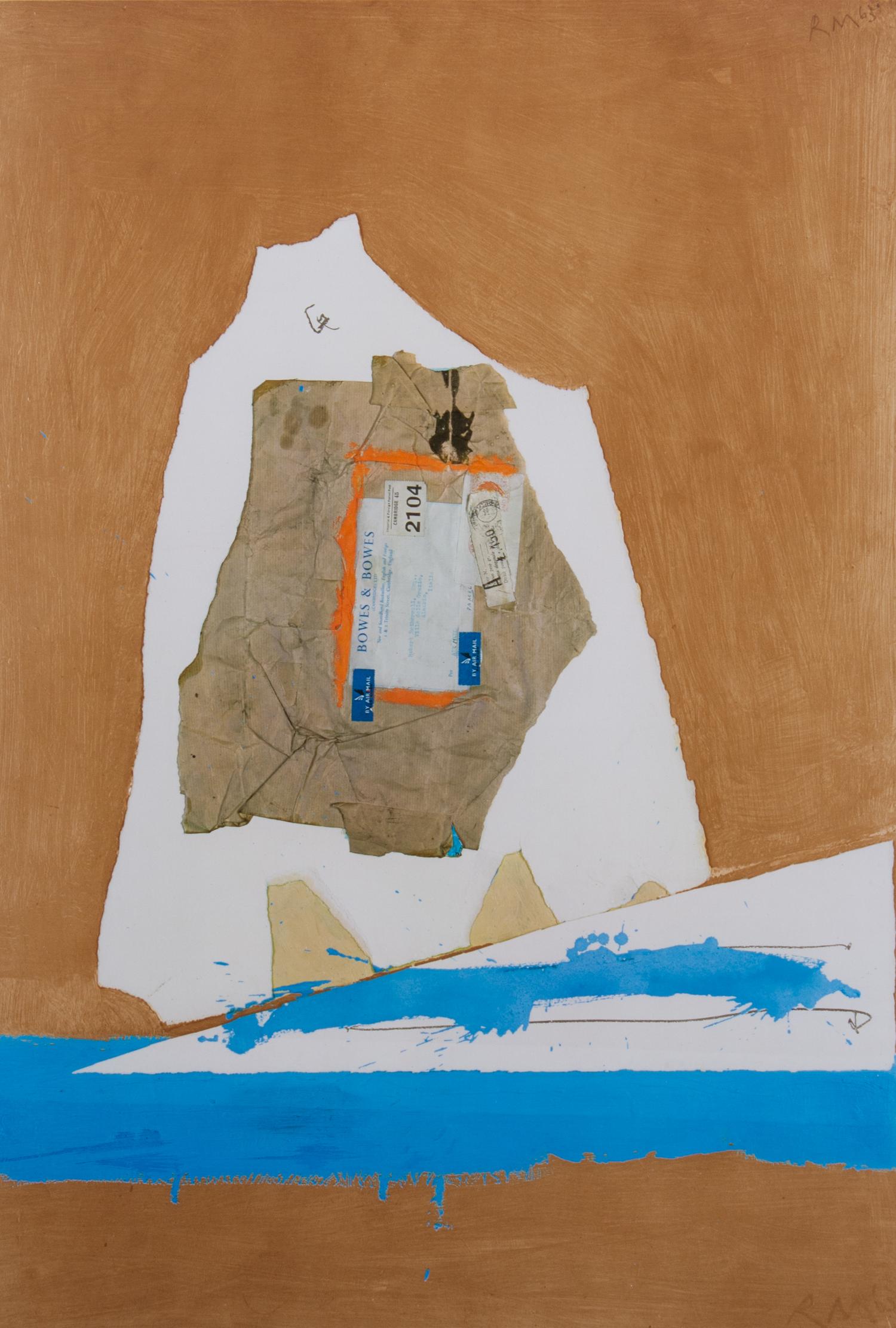 After Robert Motherwell, (American, 1915-1991), Untitled Collage