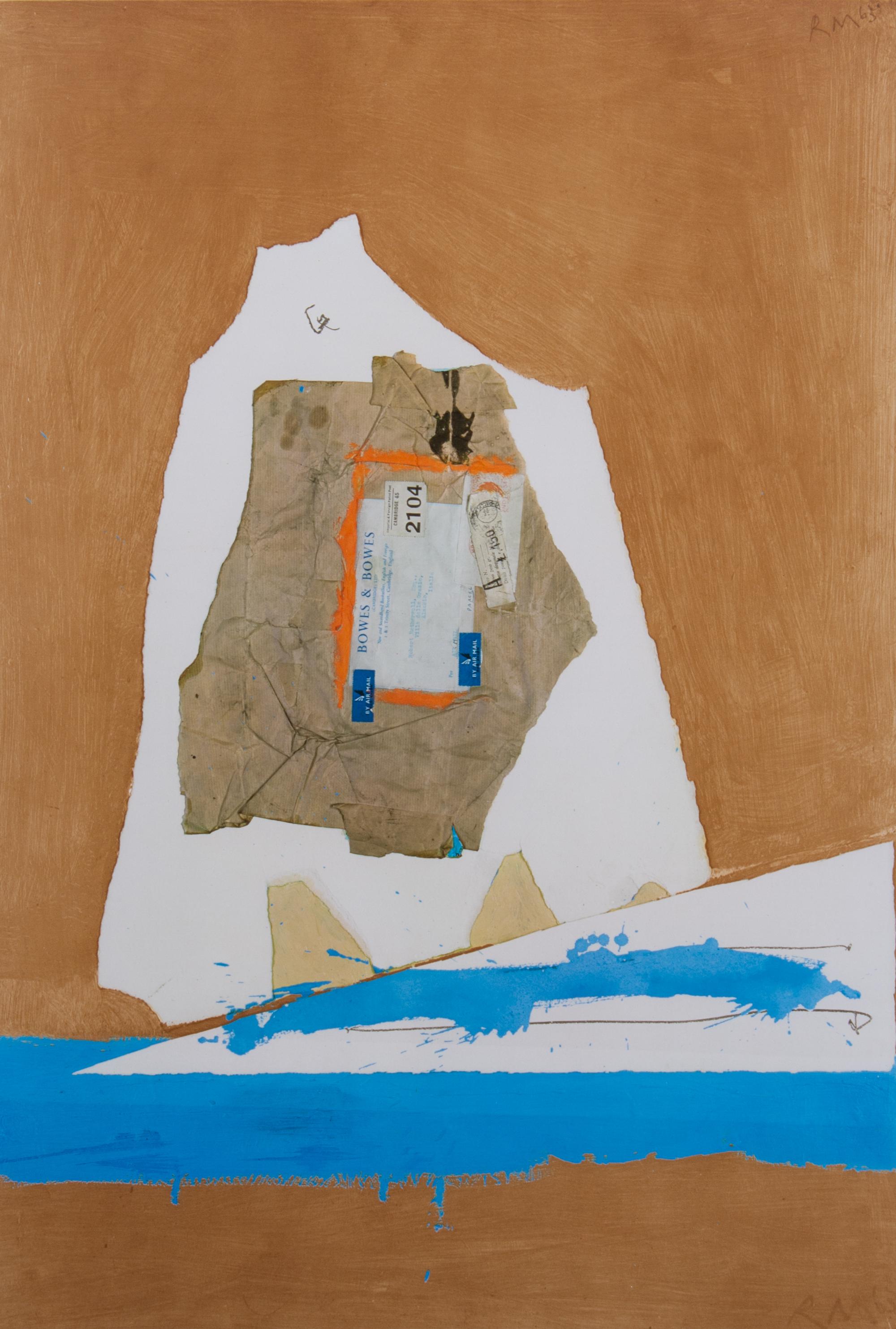 After Robert Motherwell, (American, 1915-1991), Untitled Collage