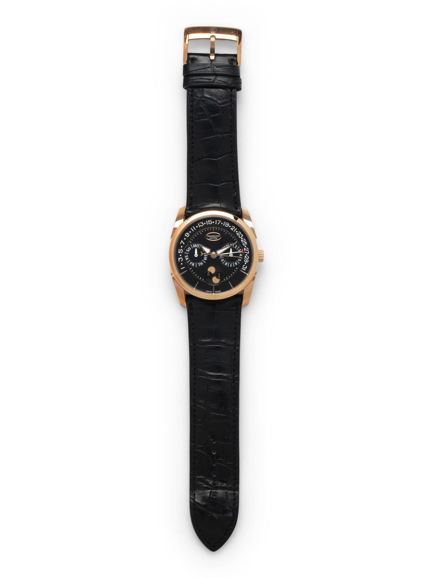 PARMIGIANI FLEURIER, REF. PFC272-1000200-HA1441 18K PINK GOLD 'TONDA QUATOR' RETROGRADE ANNUAL CALENDAR WRISTWATCH