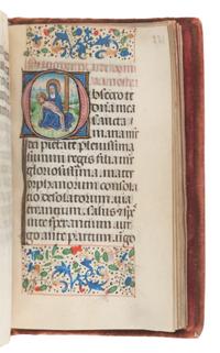 [ILLUMINATED MANUSCRIPTS]. BOOK OF HOURS, use of Rome, in Latin. [Southern Netherlands (Ghent or Bruges), c.1460].
