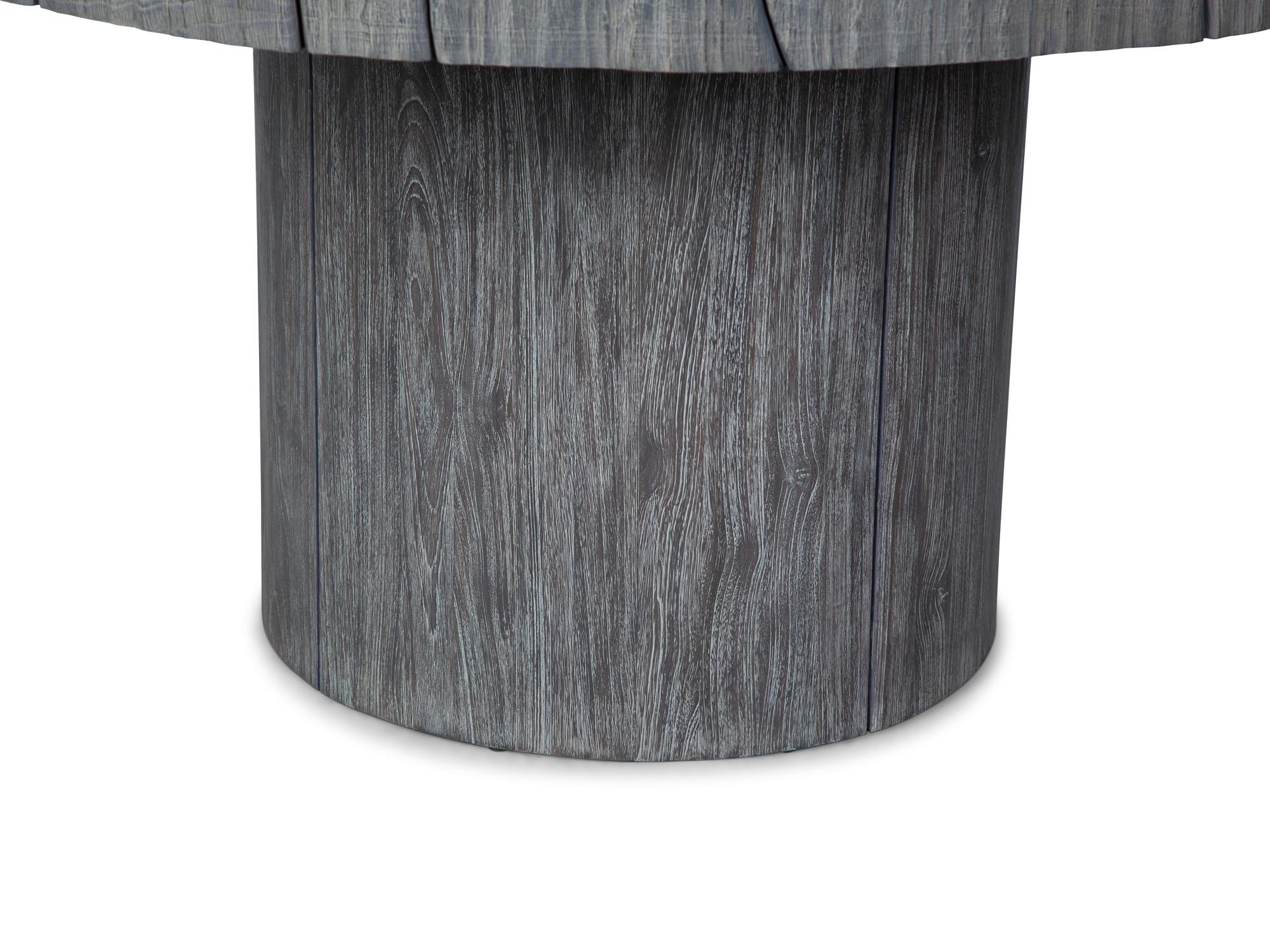 A Sectioned Tree Trunk Center Table — BERNHARDT, 21ST CENTURY