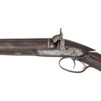 T Bailey New Orleans Retailer Marked Percussion Shotgun Published in Confederate & Southern Agent Marked Shotguns