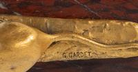 A Gilt-Bronze Group of Two Mice and a Small Shell