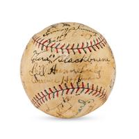 A 1929 Chicago White Sox Team Signed Autograph Baseball (Beckett Authentication Services)
