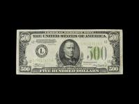 Three $500 Federal Reserve Notes