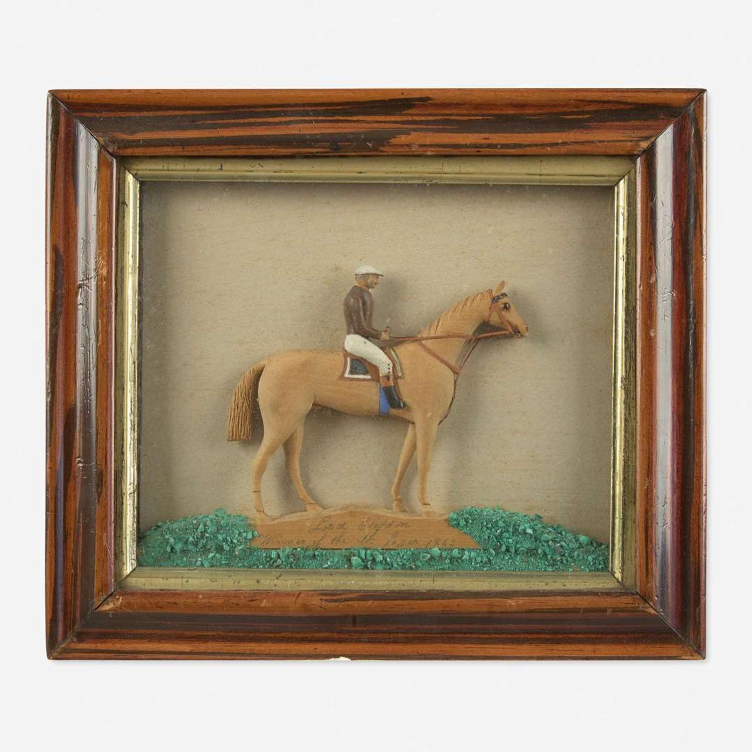 John Stormonth (Scottish, 19th century) A group of four small carved and painted dioramas, various dates, second half 19th century