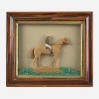 John Stormonth (Scottish, 19th century) A group of four small carved and painted dioramas, various dates, second half 19th century