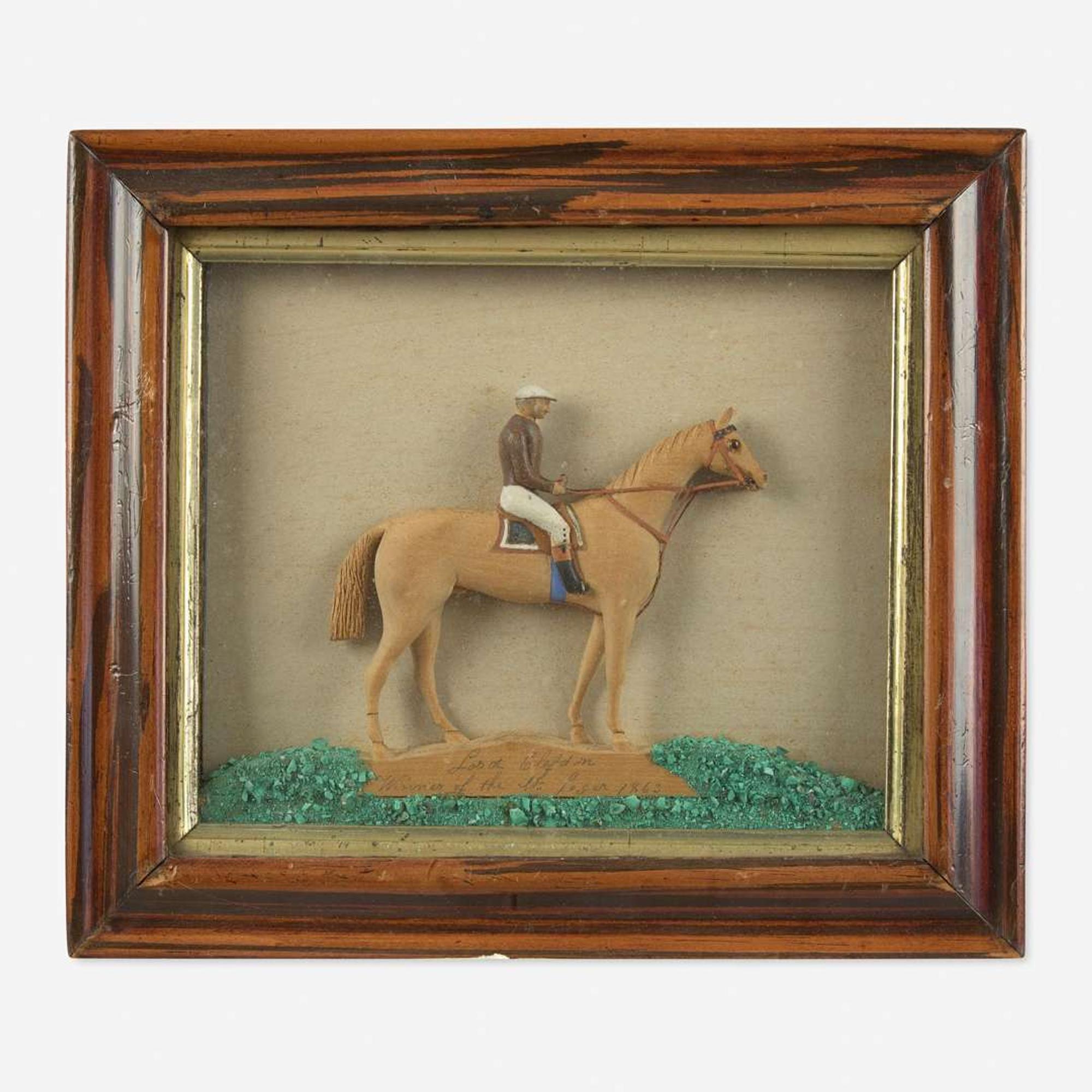 John Stormonth (Scottish, 19th century) A group of four small carved and painted dioramas, various dates, second half 19th century