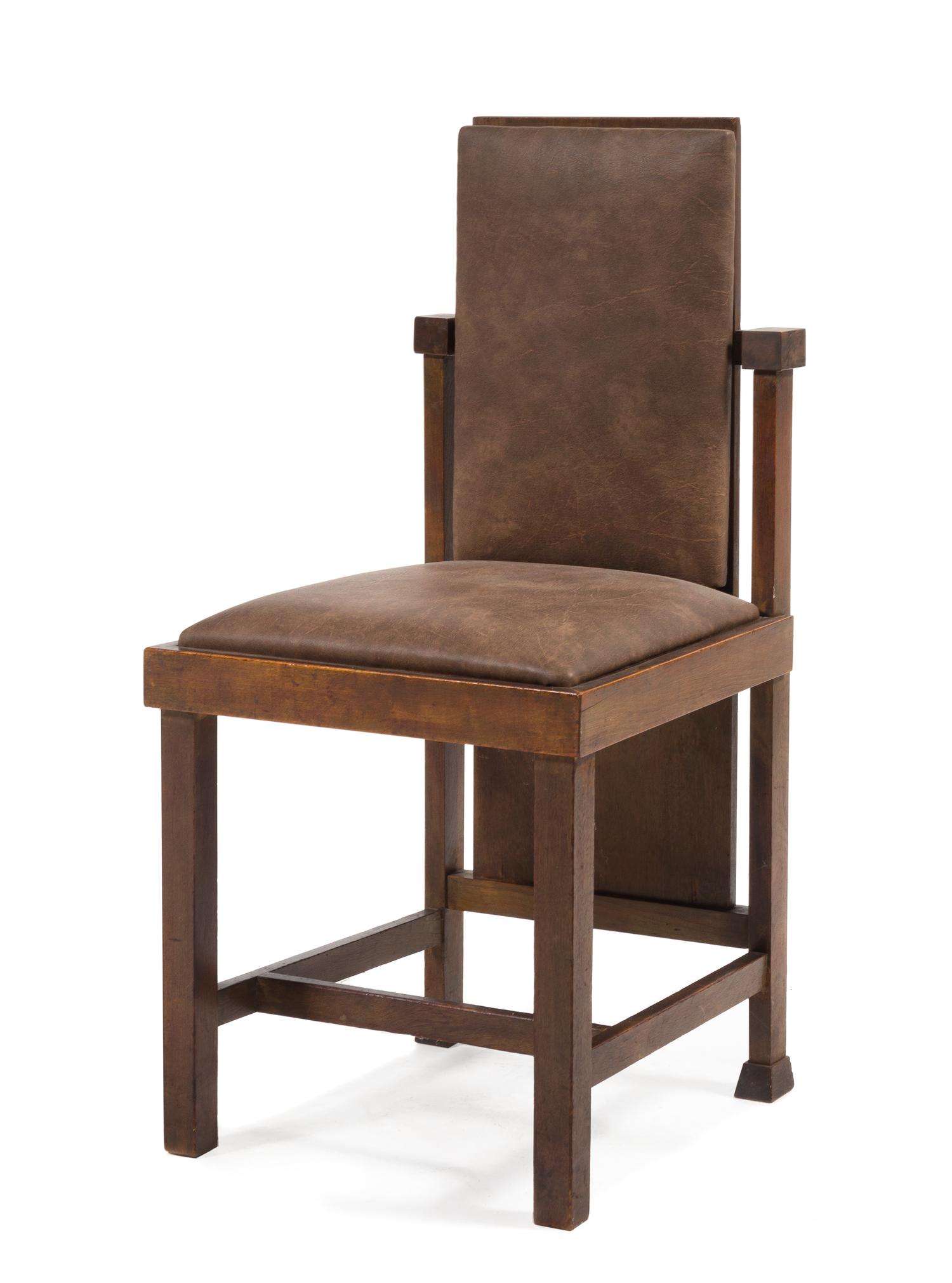 Frank Lloyd Wright, (American, 1867-1959), a side chair from the Avery Coonley Playhouse, Riverside, Illinois, 1912