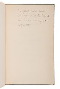 [HARDY, Thomas (1840-1928)]. A group of 11 Hardy ASSOCIATION COPIES, including: