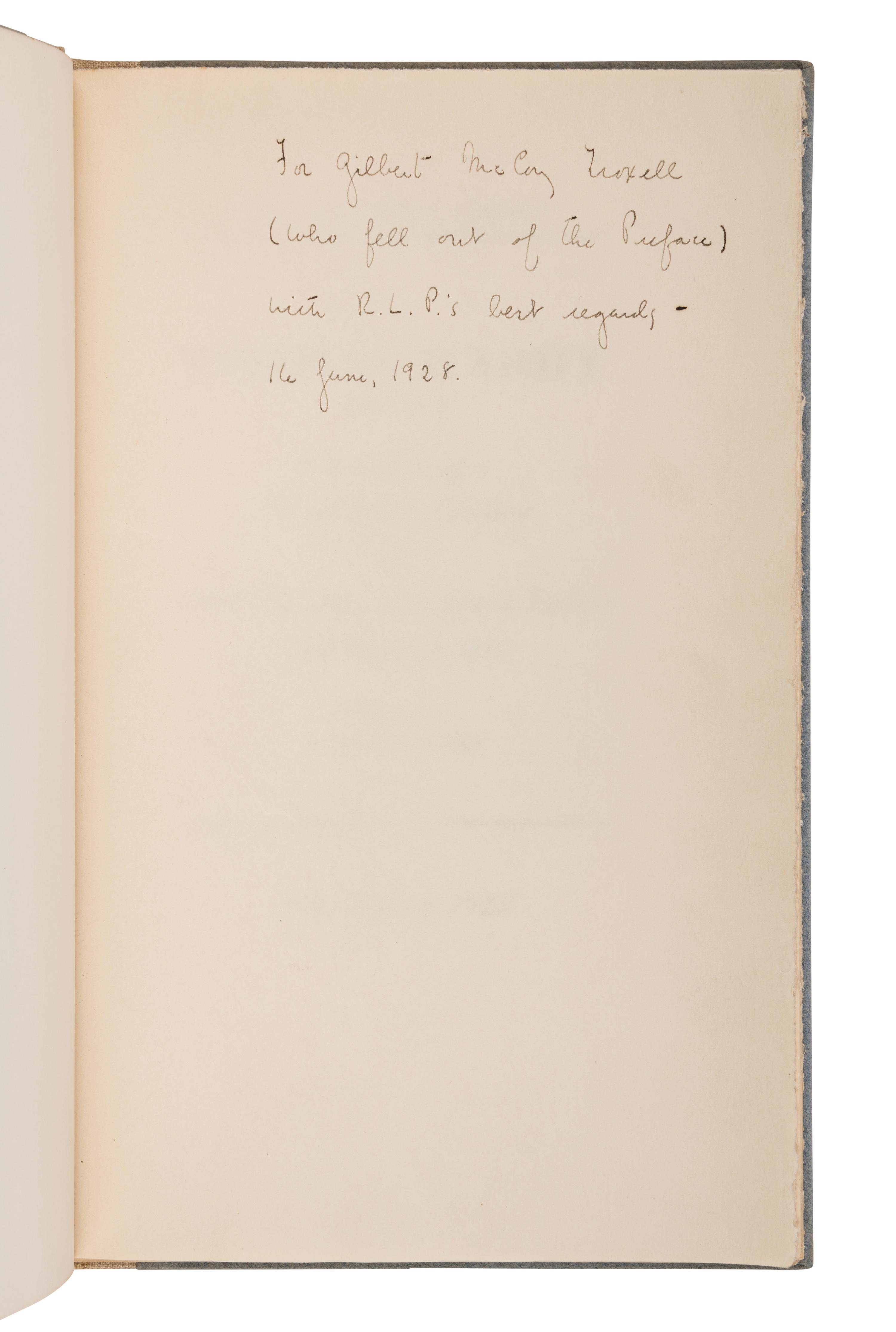 [HARDY, Thomas (1840-1928)]. A group of 11 Hardy ASSOCIATION COPIES, including:
