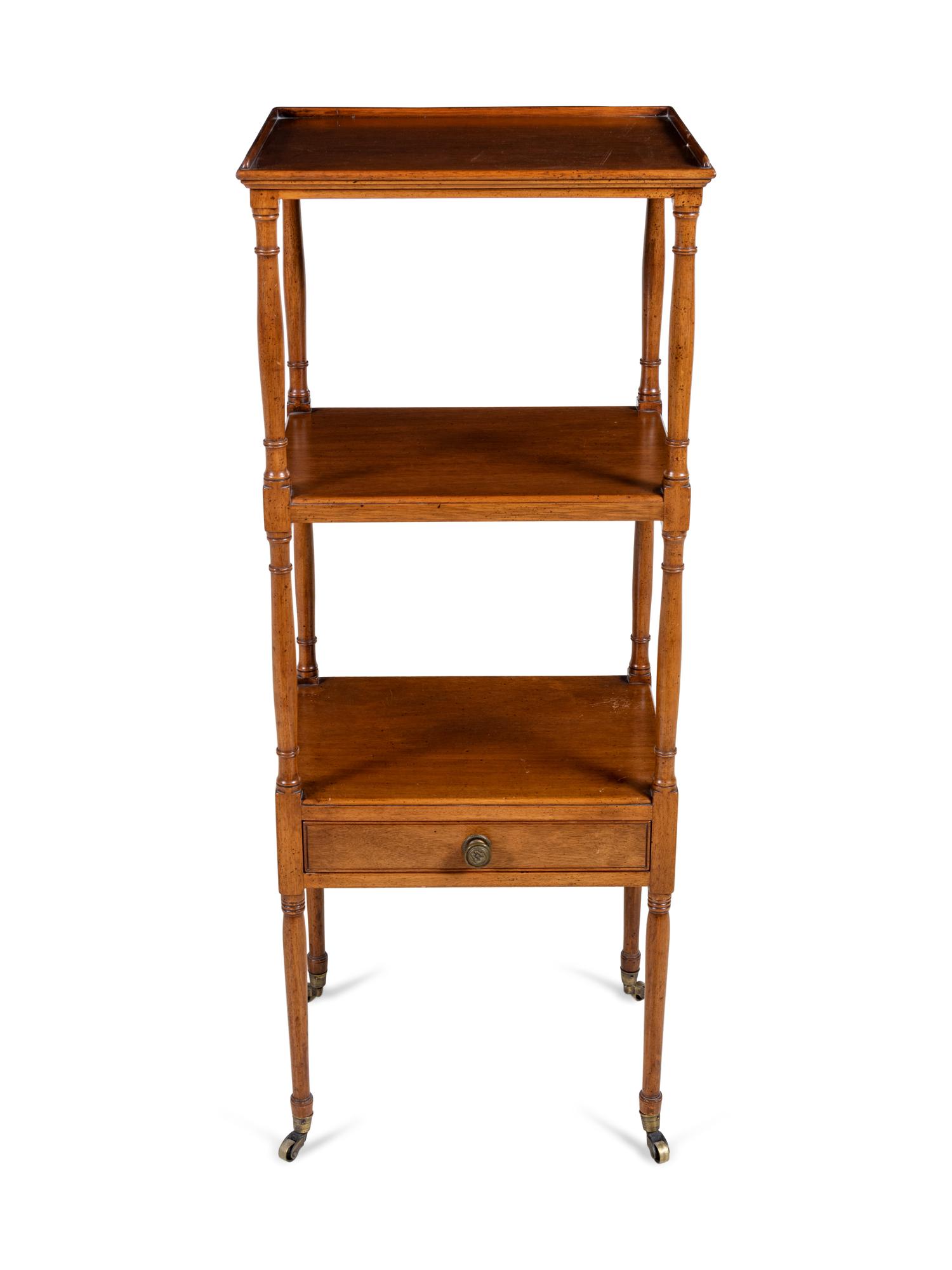 A Regency Style Mahogany Étagère