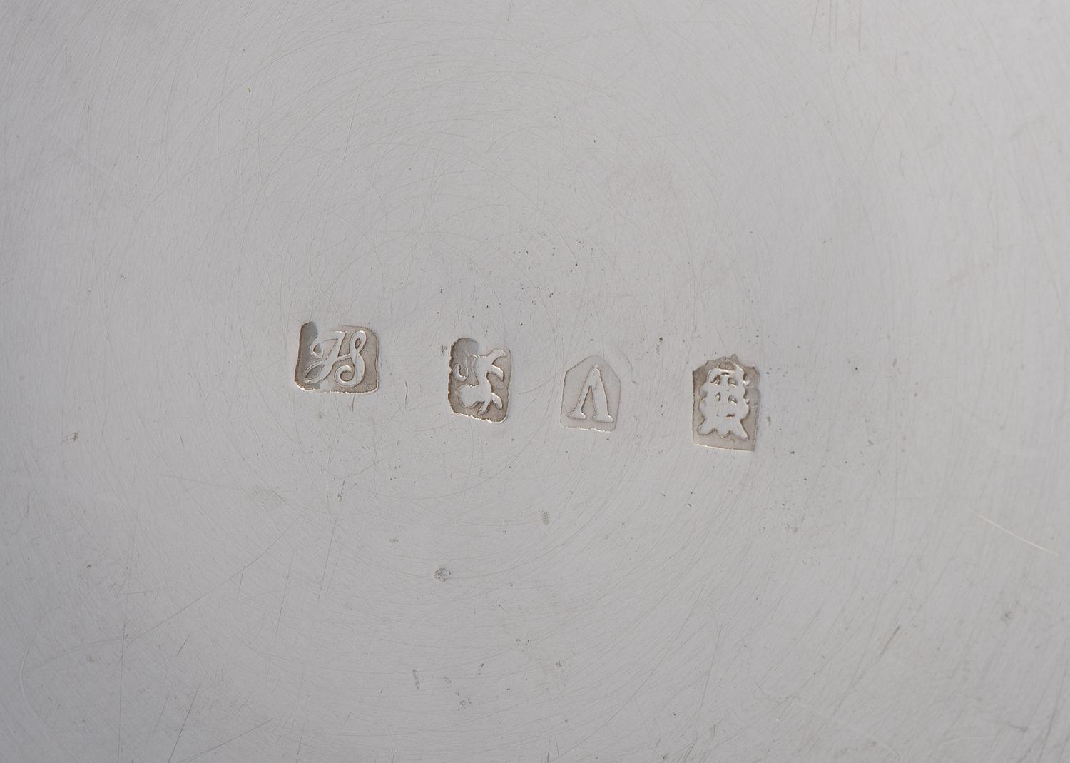 Four George II Silver Plates