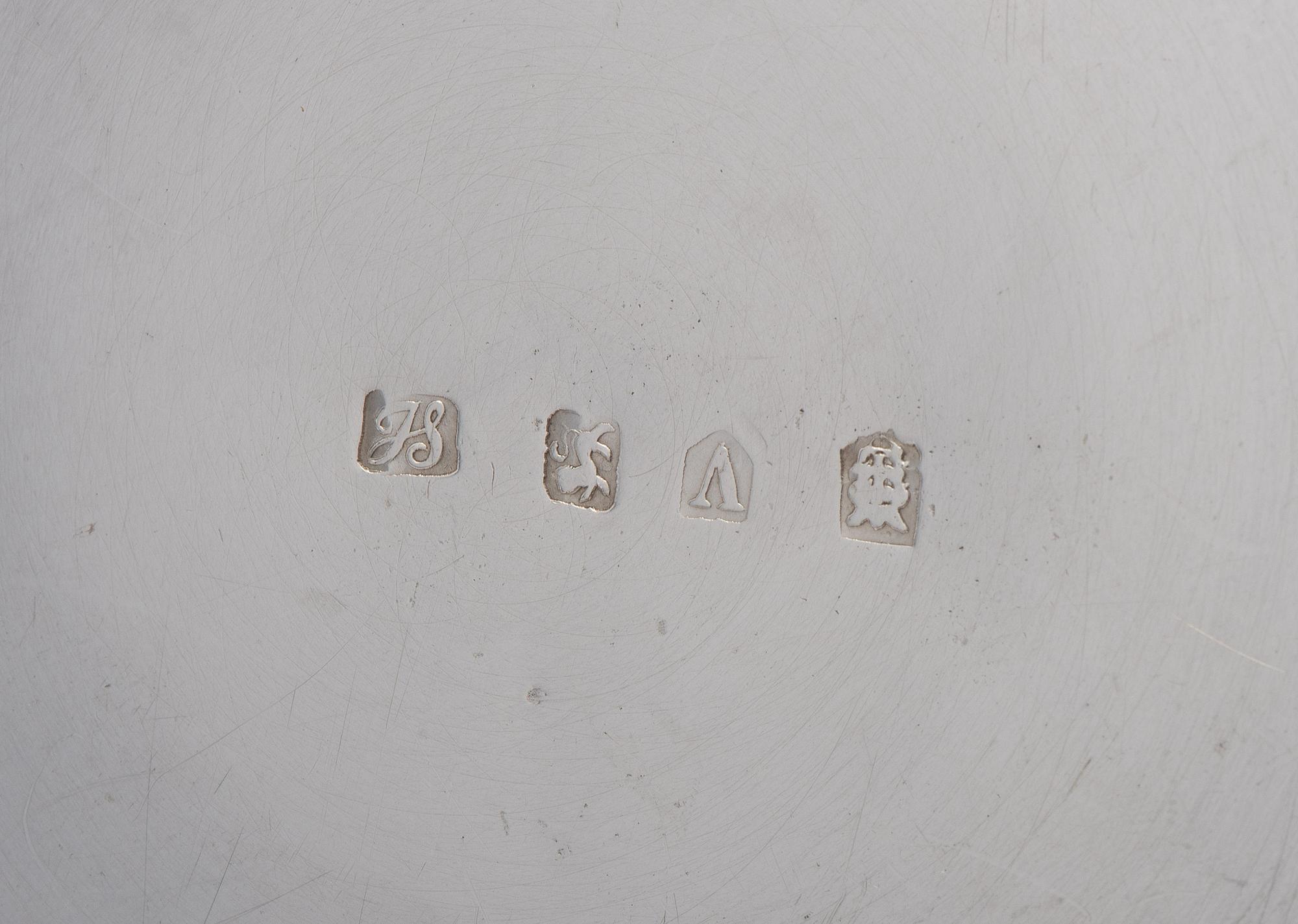 Four George II Silver Plates