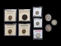 A Collection of Ten United States Coins