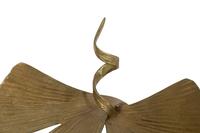 A Pair of Marc Bankowsky Bronze Ginko Candlesticks