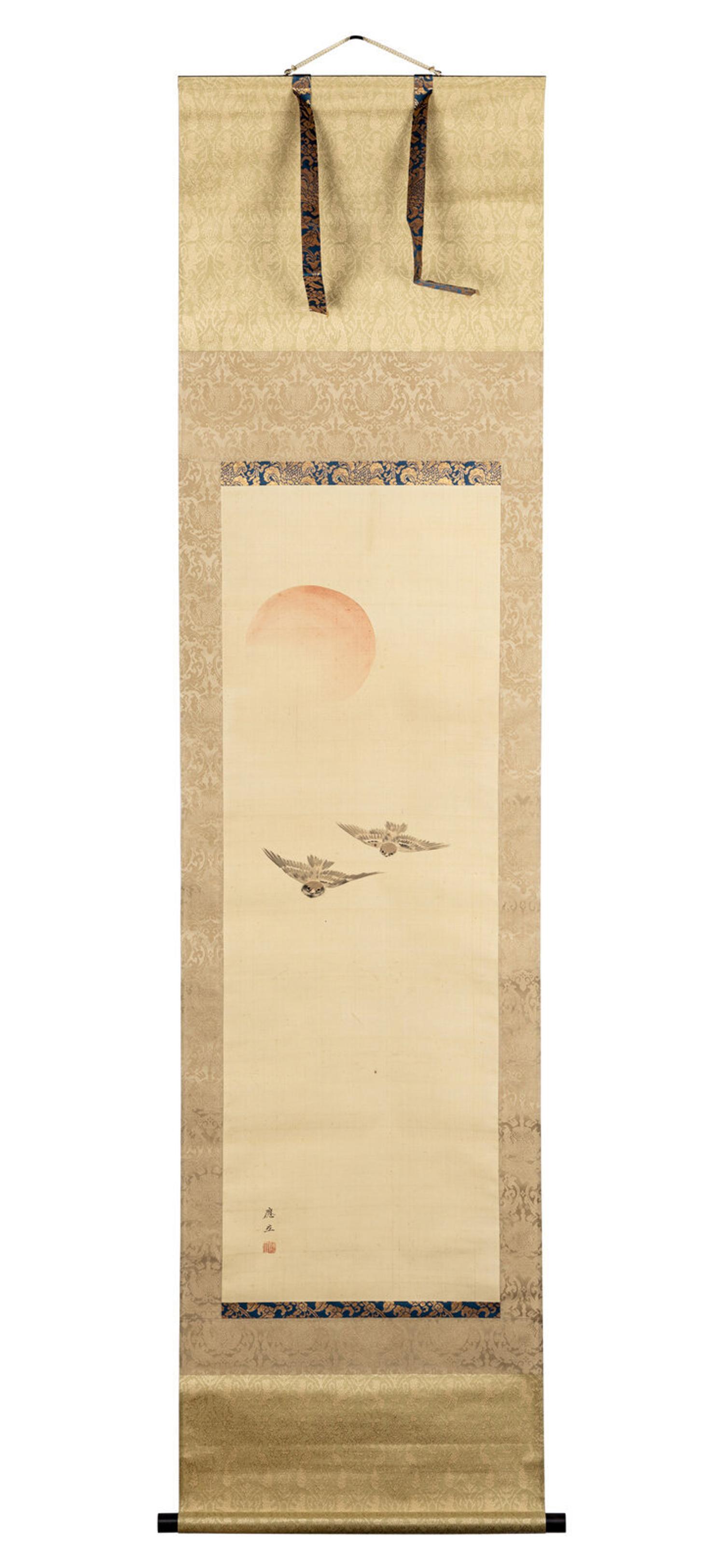 A Pair of Japanese 'Sparrow' Paintings