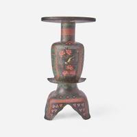 A large Japanese cloisonné ikebana vase 日本掐絲琺瑯大花樽 Circa ?1870-1875