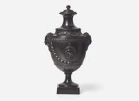 A Humphrey Palmer Black Basalt Vase and Cover, UK, circa 1770s