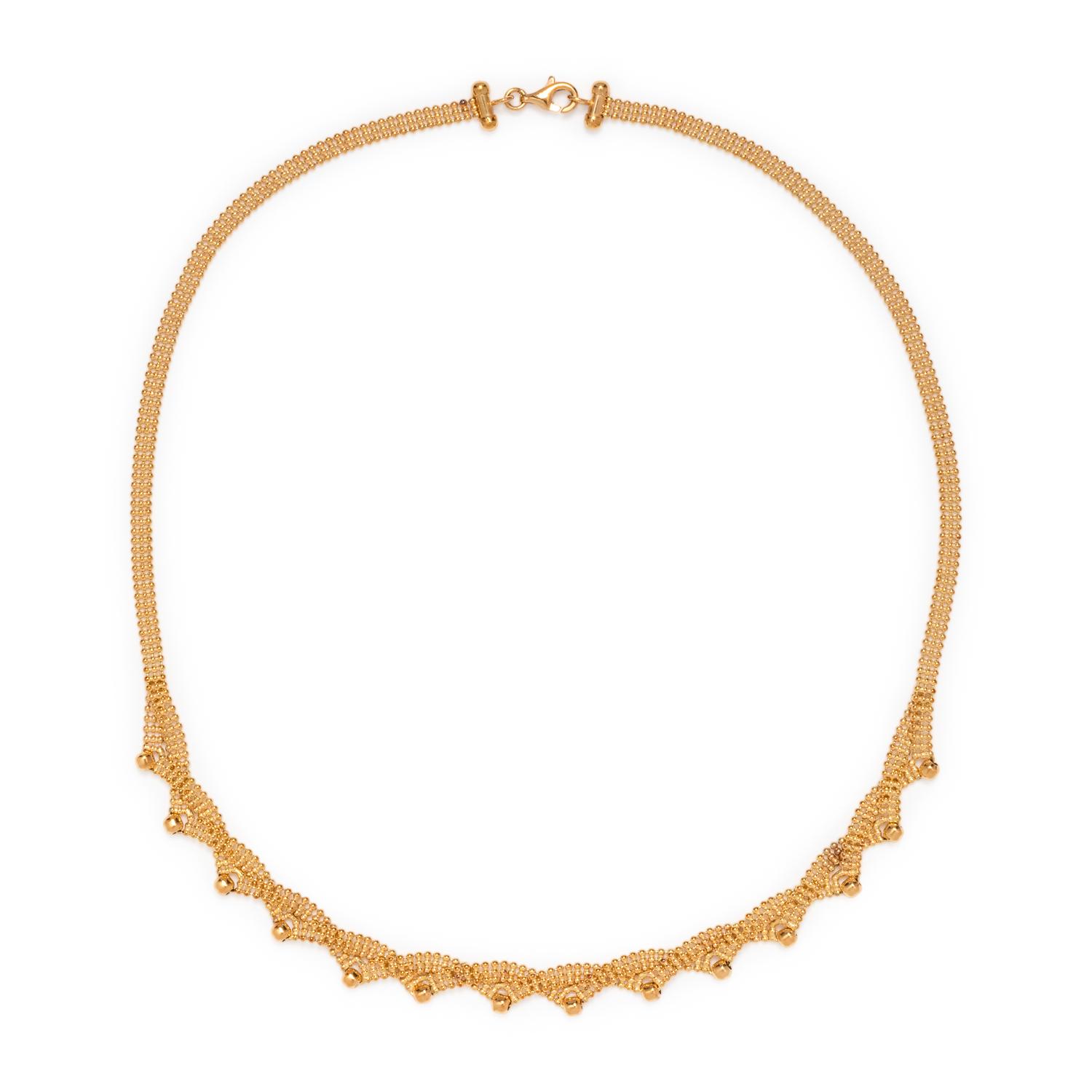 YELLOW GOLD NECKLACE
