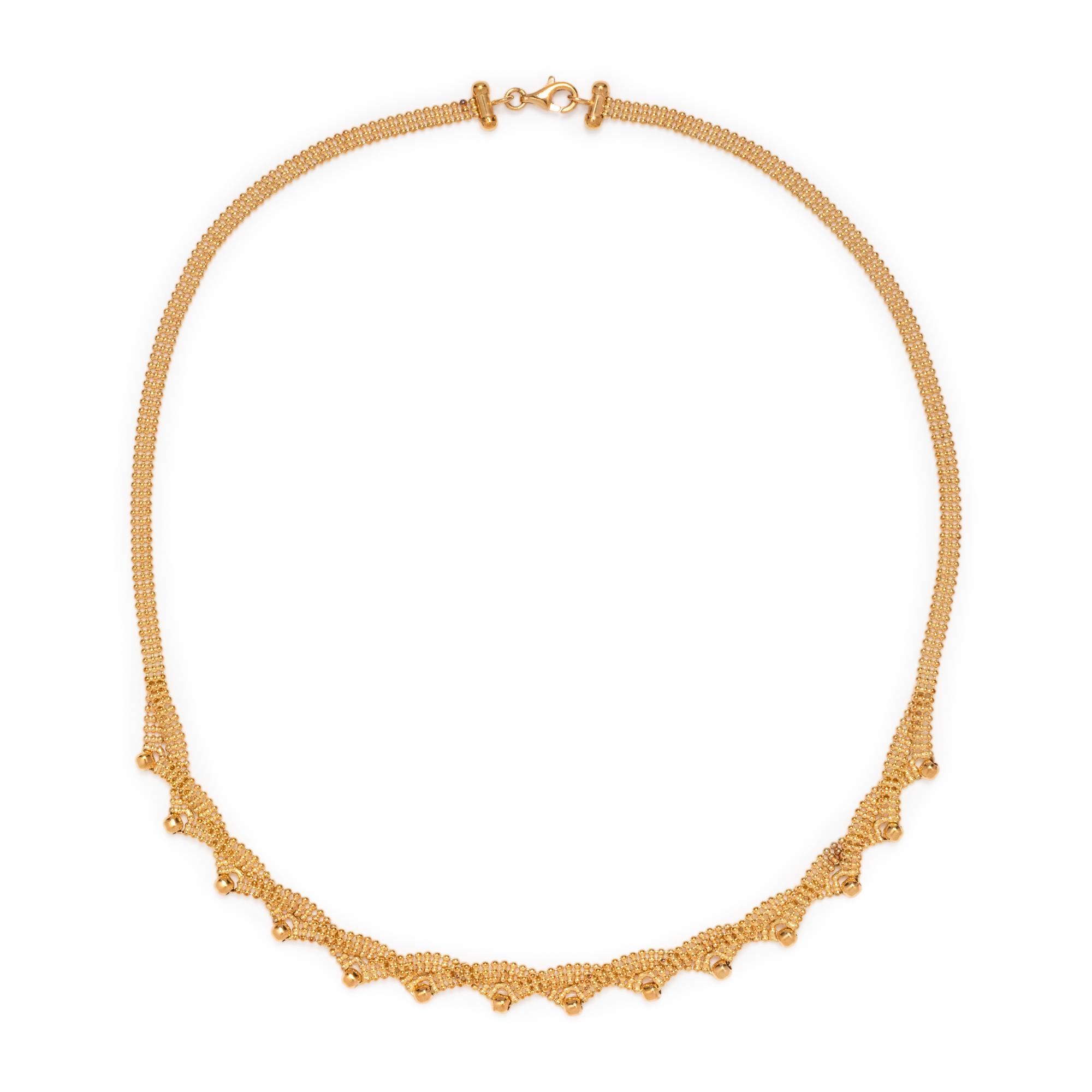YELLOW GOLD NECKLACE