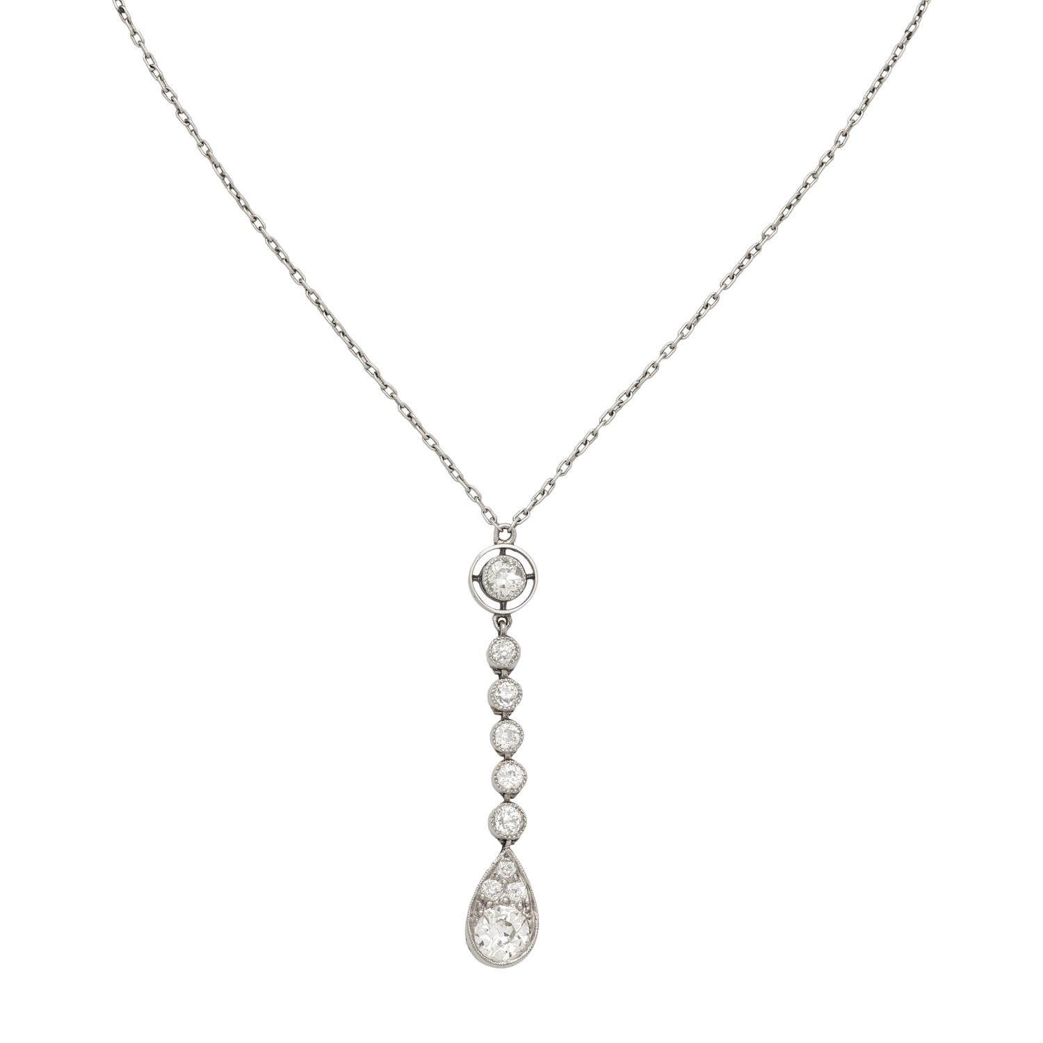 PLATINUM AND DIAMOND NECKLACE