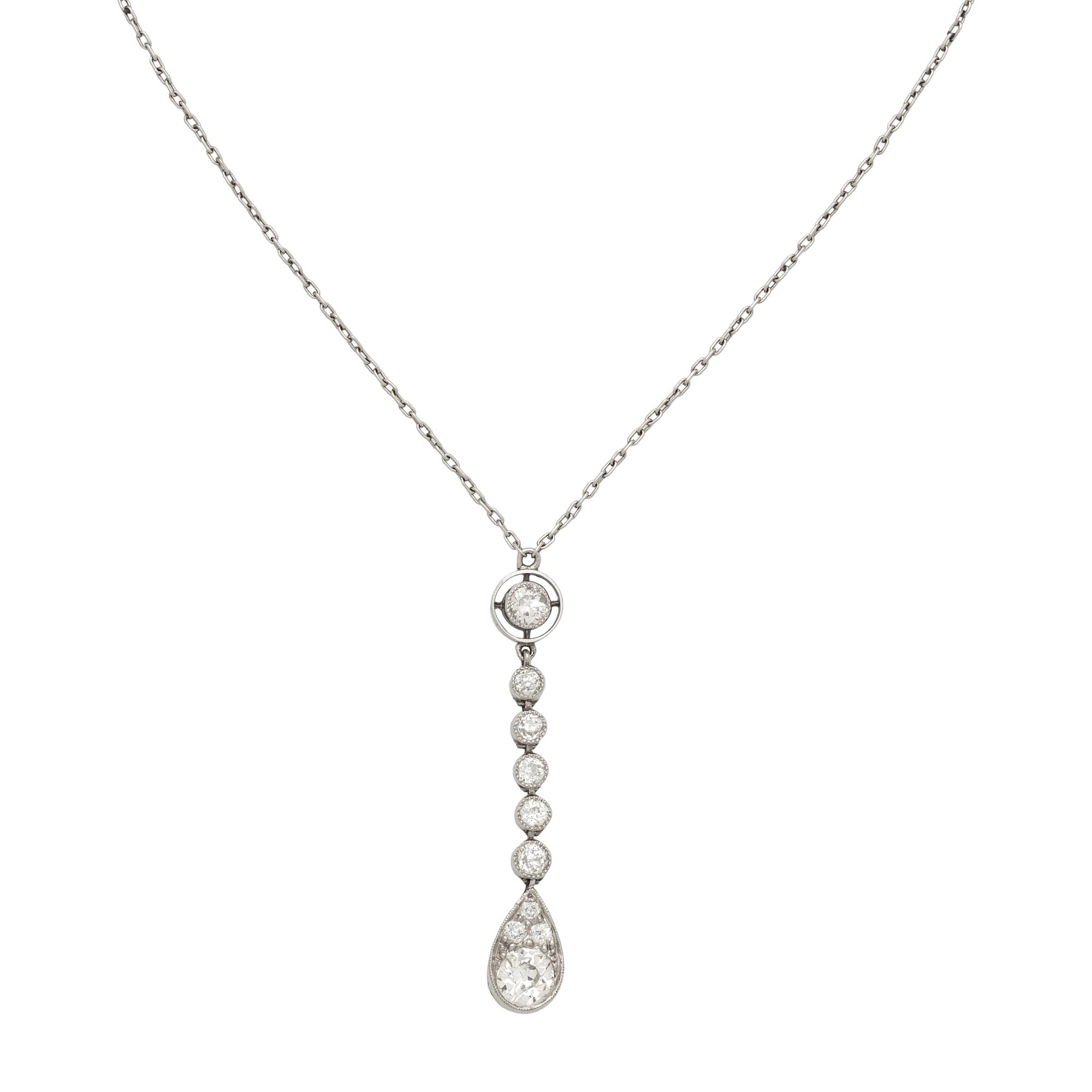 PLATINUM AND DIAMOND NECKLACE