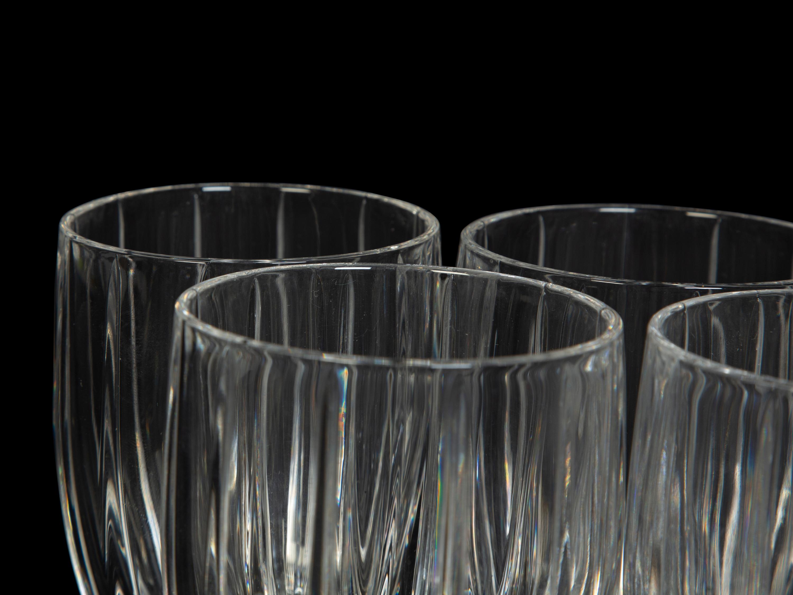 A Set of Nine Waterford Marquis Glasses with Six Others
