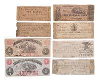 [CONFEDERATE - CURRENCY]. A variety of notes from Virginia, including: