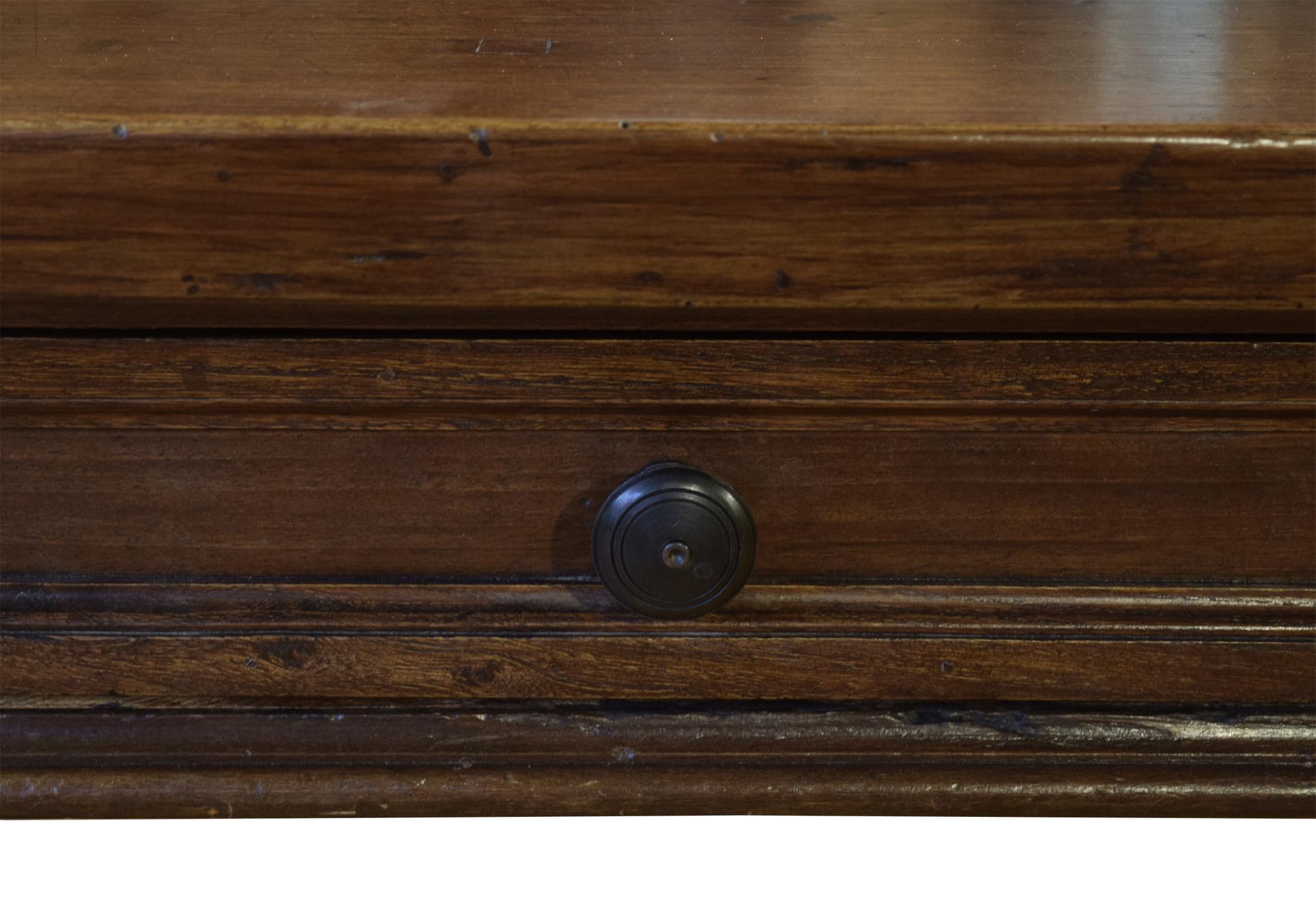 A Carved Refectory Table with Figural Supports 95" W x 35.5" D x 31" H — Italy, 19th Century