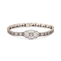 WHITE GOLD AND DIAMOND BRACELET