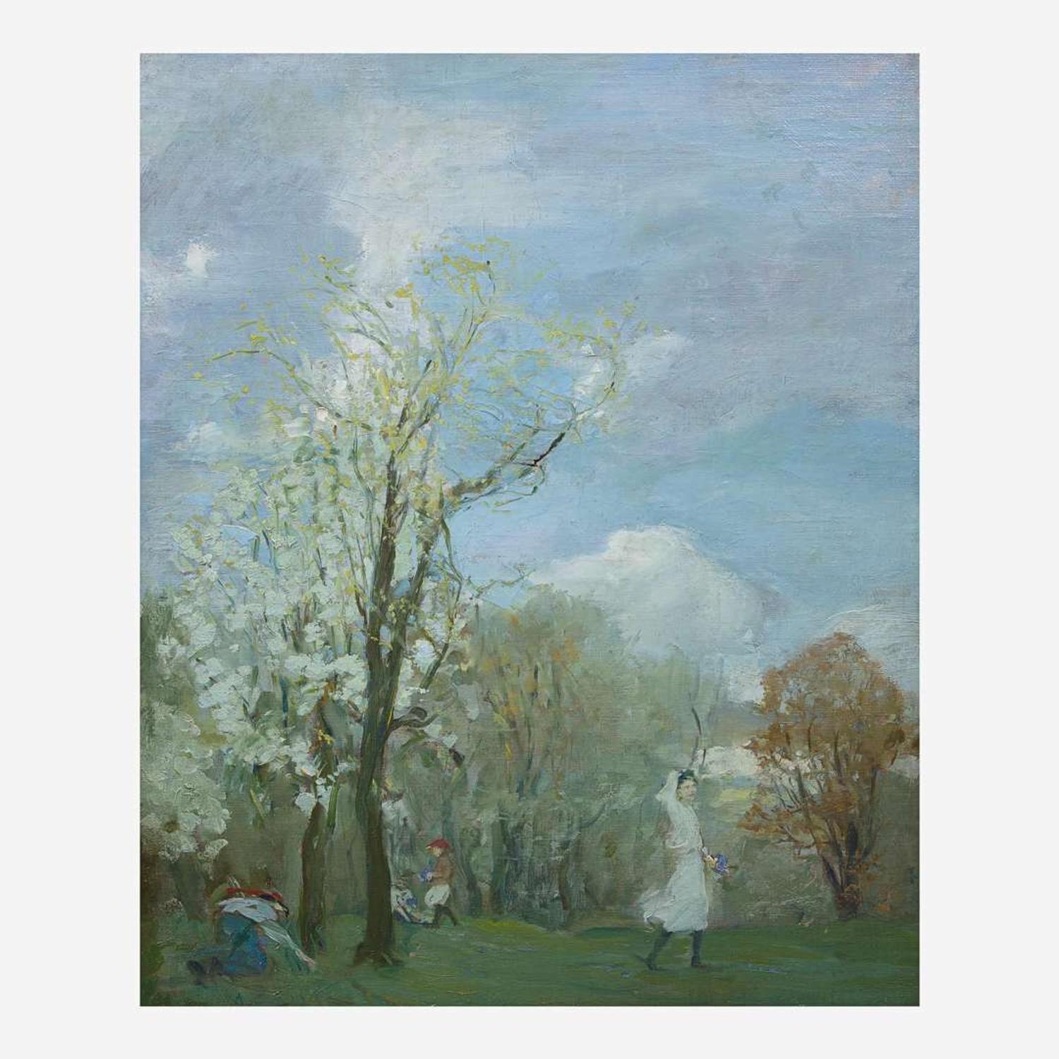 Martha Walter (American, 1875-1976) Figure Under Tree